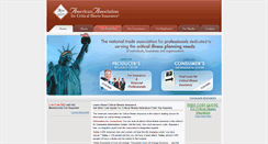 Desktop Screenshot of criticalillnessinsuranceinfo.org